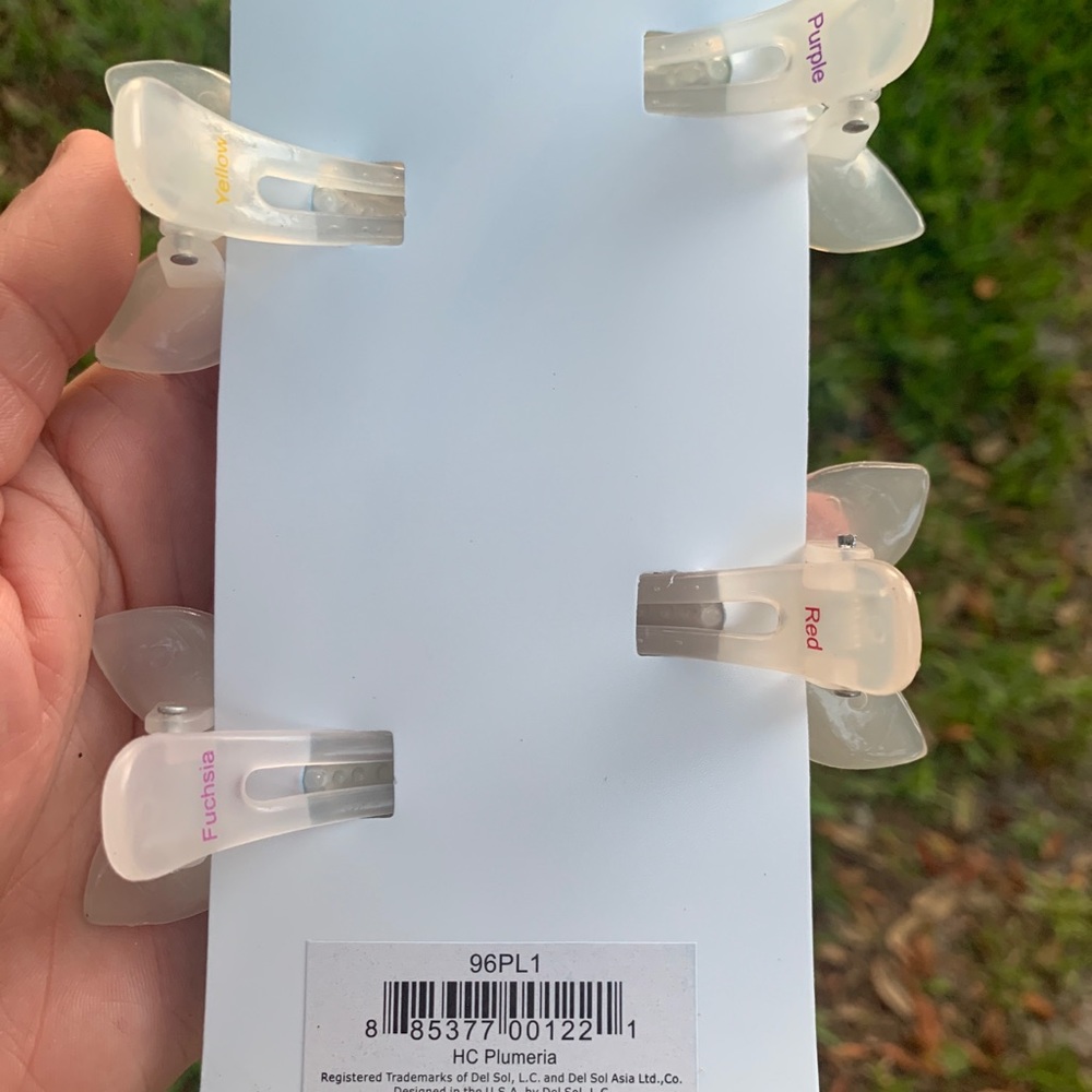 Del sol hair clips